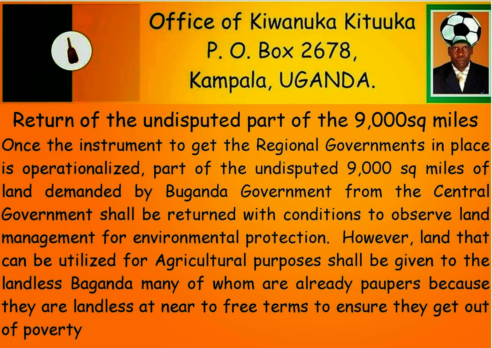 HE CARETH FOR YOU KIWANUKA KITUUKA WILL ENSURE UNDISPUTED PART OF THE