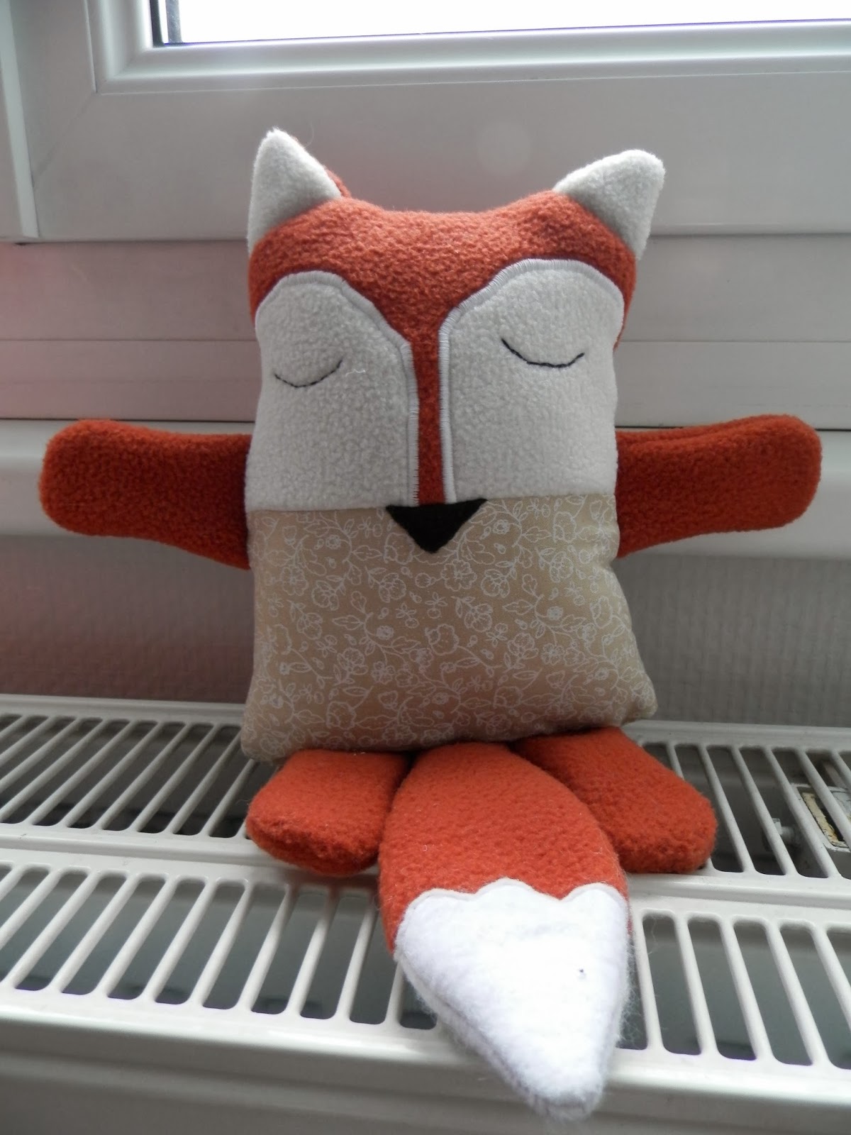 Coton et création : doudou renard