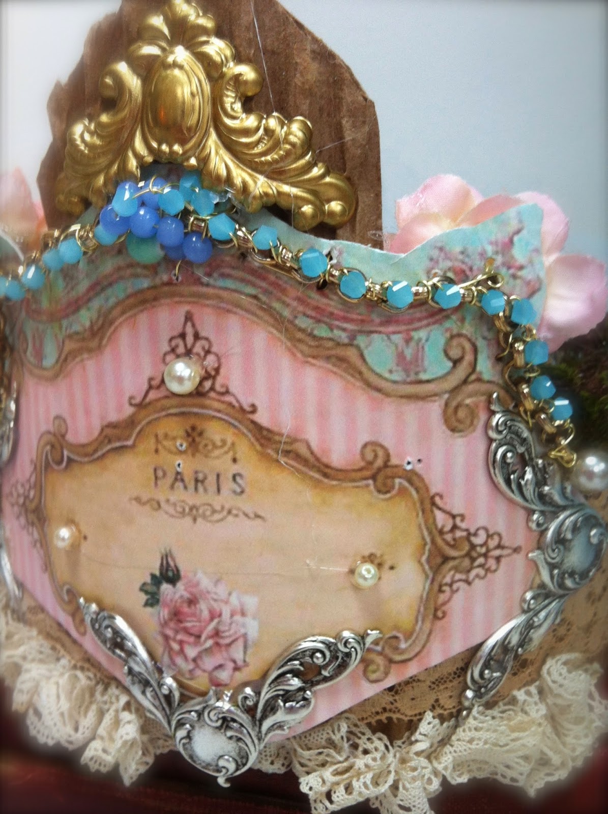 Crowning Glory a Mixed Media Crown Making Class!! The Pink Pixie Forest