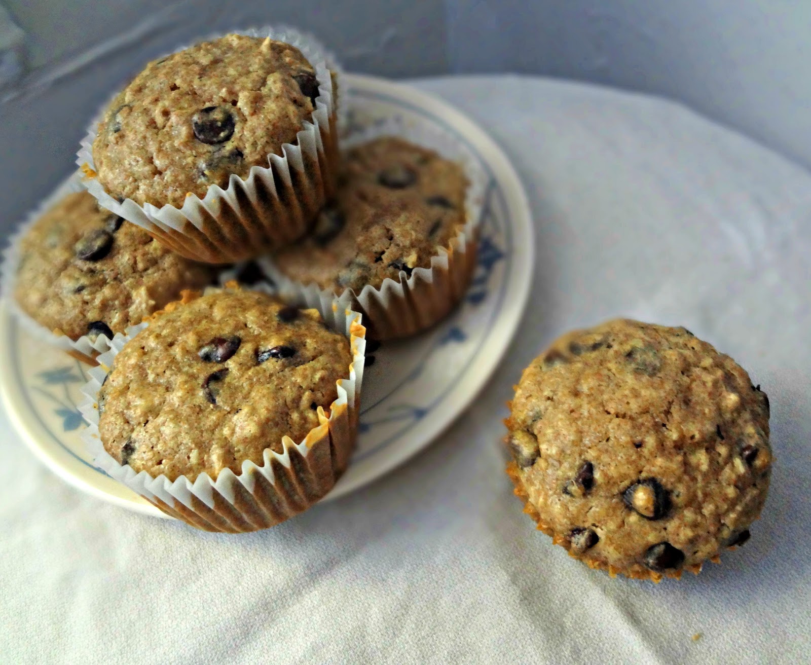 The Cooking Actress Oatmeal Chocolate Chip Cookie Muffins