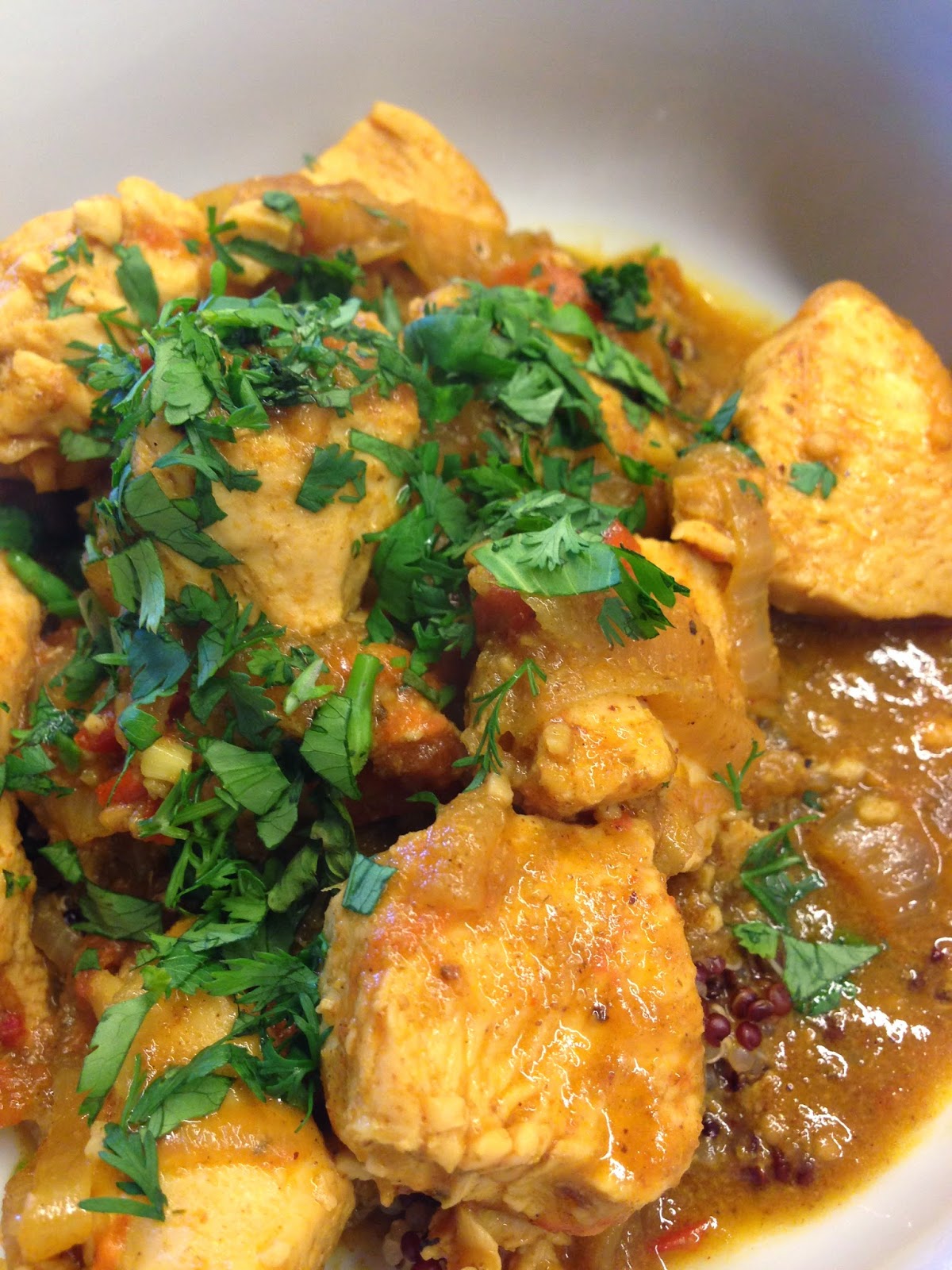 Indian Coconut-Chicken Curry