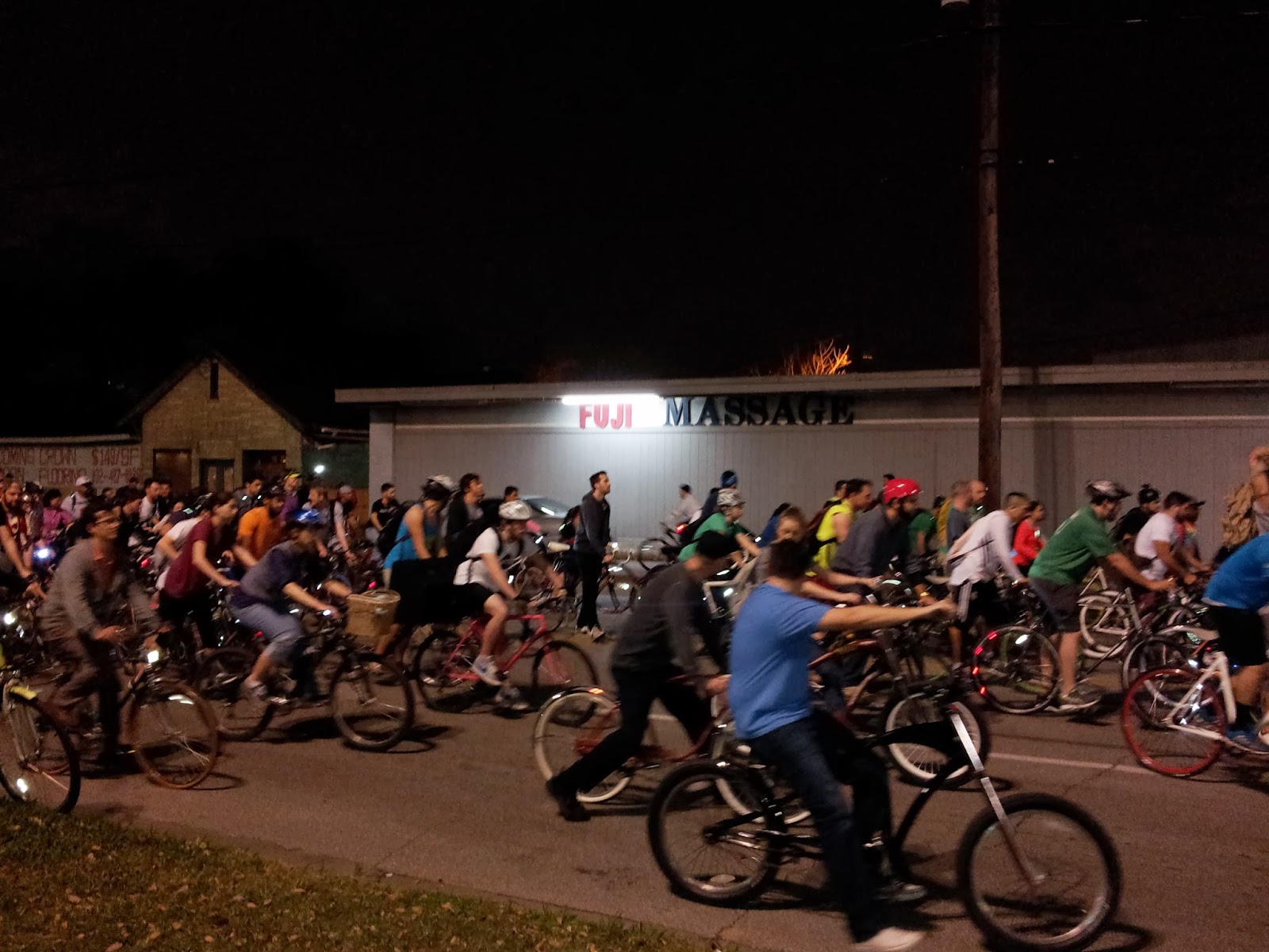 Cycling Space City Disjointed February Critical Mass