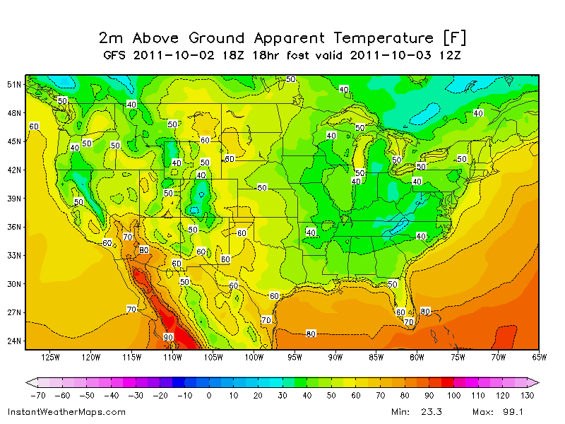 The Weather Centre Your WakeUp Forecast Valid 7 AM (CDT) October 3
