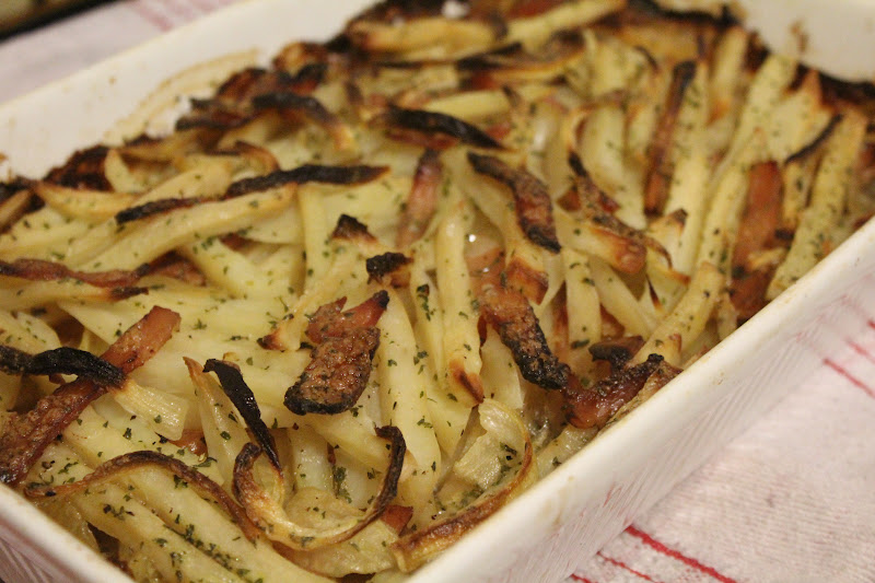 a dash of flavour Potato, Onion and Bacon Bake