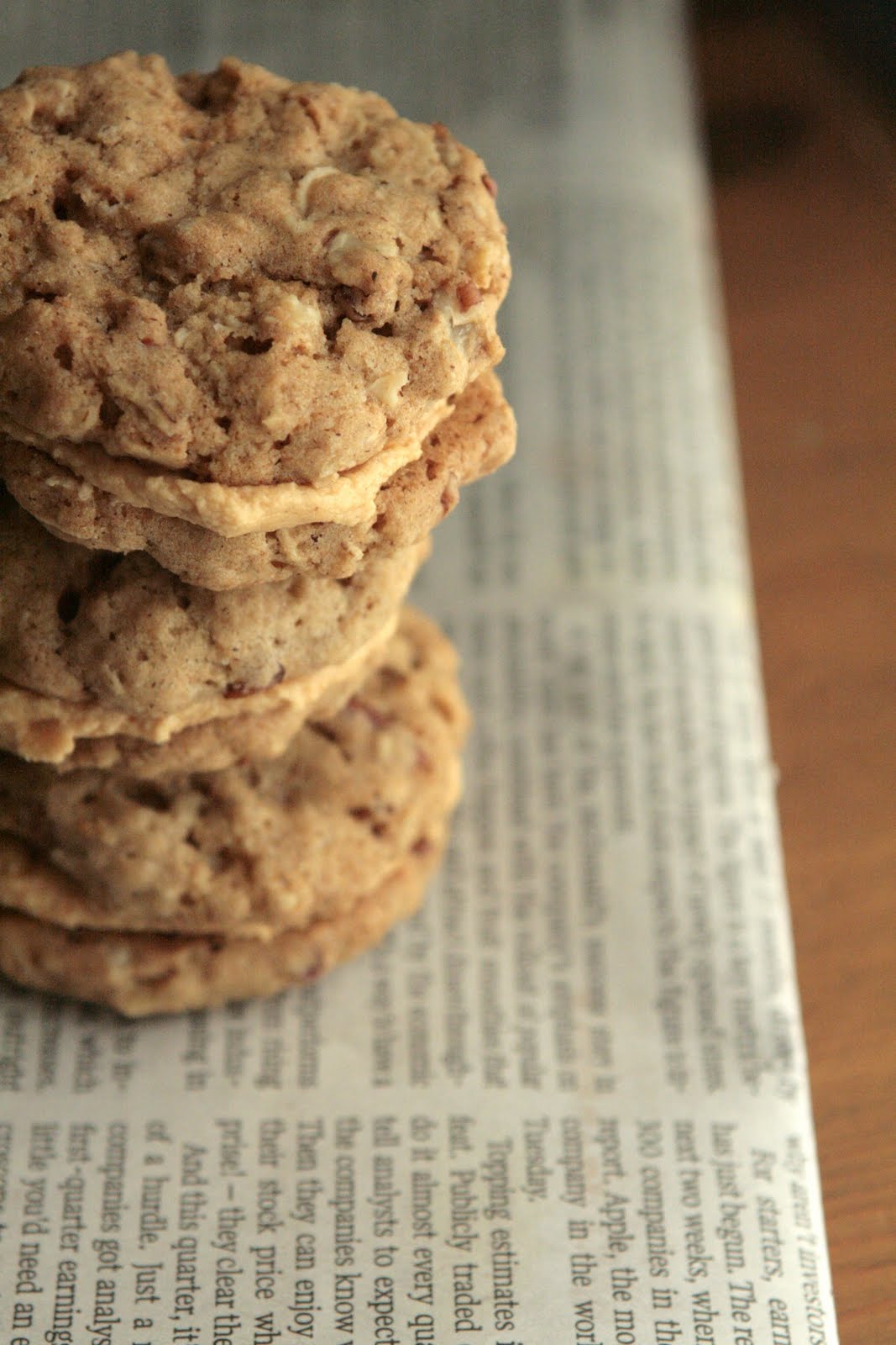 Indigo Scones Peanut Butter Oatmeal Sandwich Cookies
