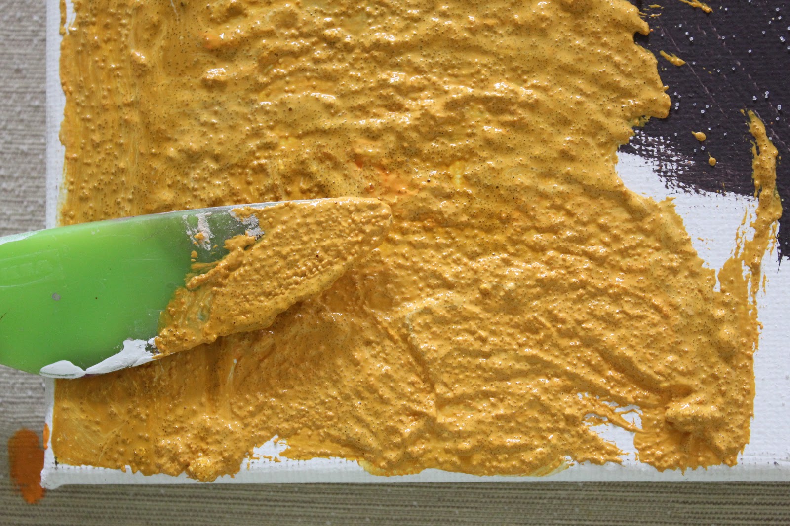 Art by Neem How To Paint Textures on Acrylic Painting Salt