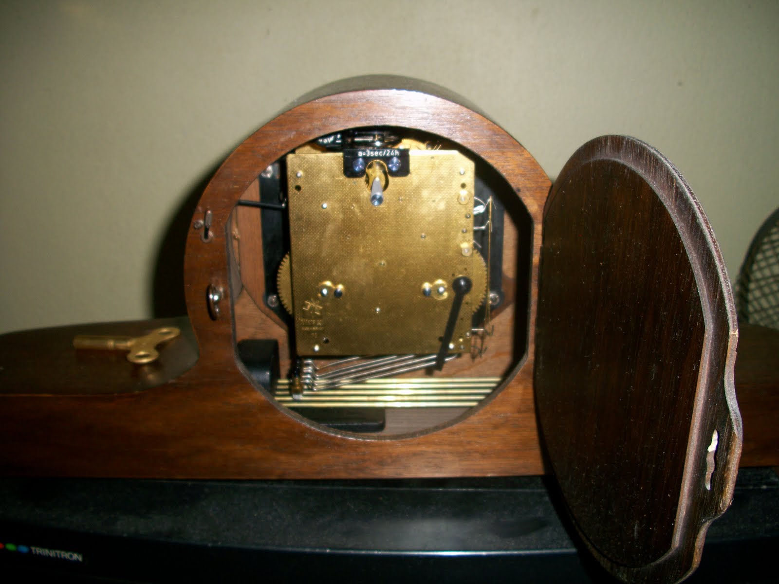 collectible items Vintage Junghans mantle Clock