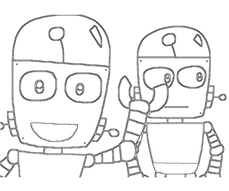 Robot Jones Cute Coloring Pages robot-jones-cute-coloring-pages