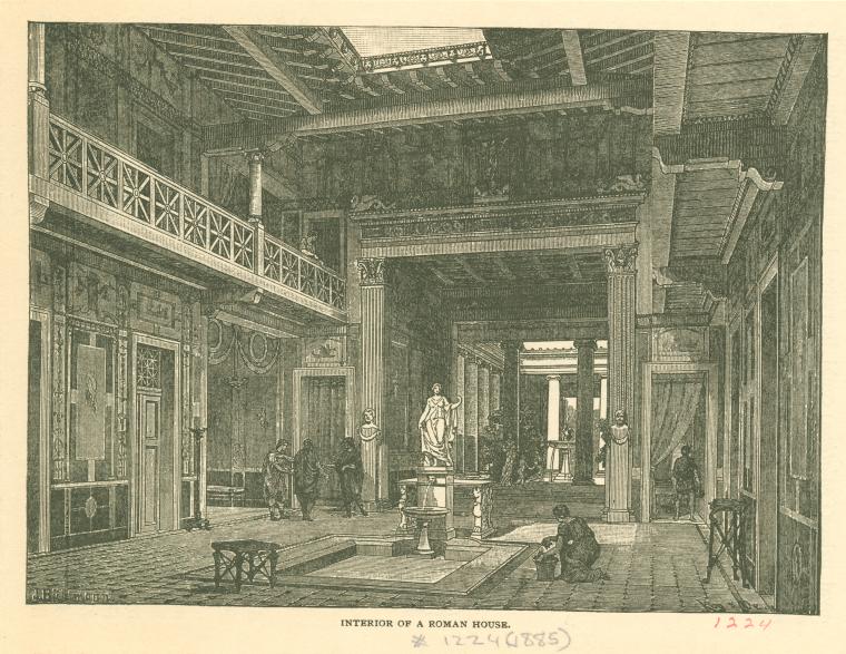 Interior of a Roman house