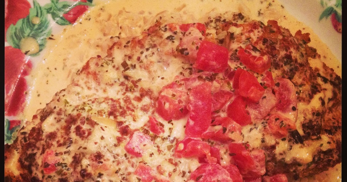 Chef Shann Herb Crusted Chicken in a Basil Cream Sauce