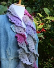 Knitted Flounce Scarf