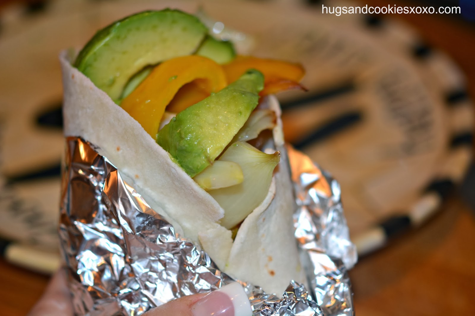 SAUSAGE & PEPPER WRAPS WITH AVOCADO Hugs and Cookies XOXO