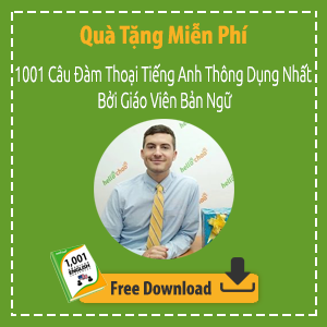 QUÀ TẶNG 1001 Câu đàm thoại tiếng Anh thông dụng nhất