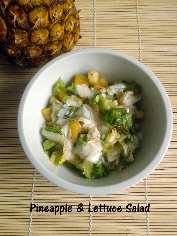 Pineapple & Lettuce Salad