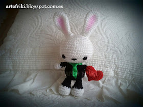 conejo amigurumi crochet doll ganchillo muñeco bunny cute heart
