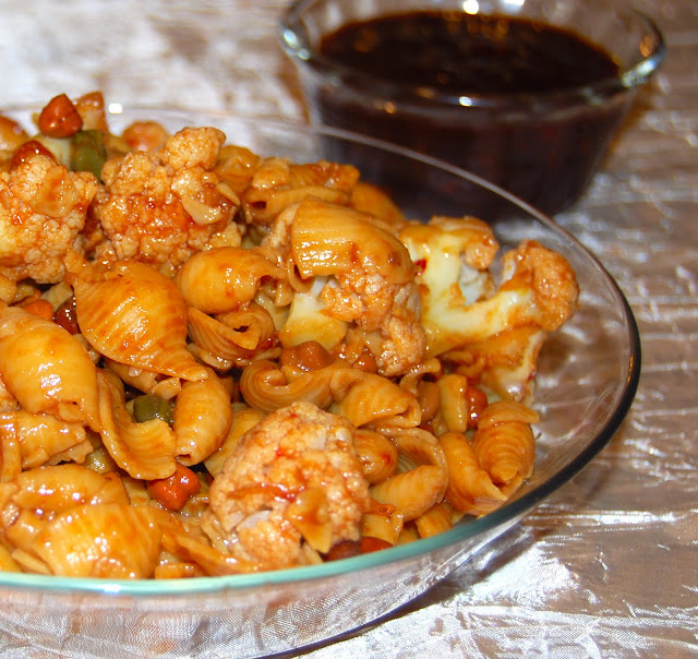 Pasta with Barbecue Sauce