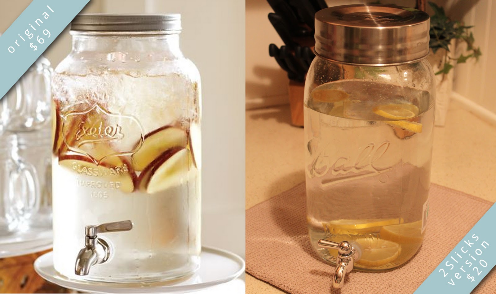2Slicks Good Times Ball Mason Jar Drink Dispenser