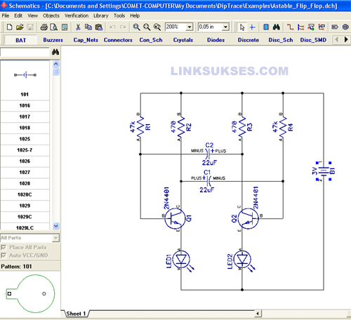 Software rangkaian elektronik