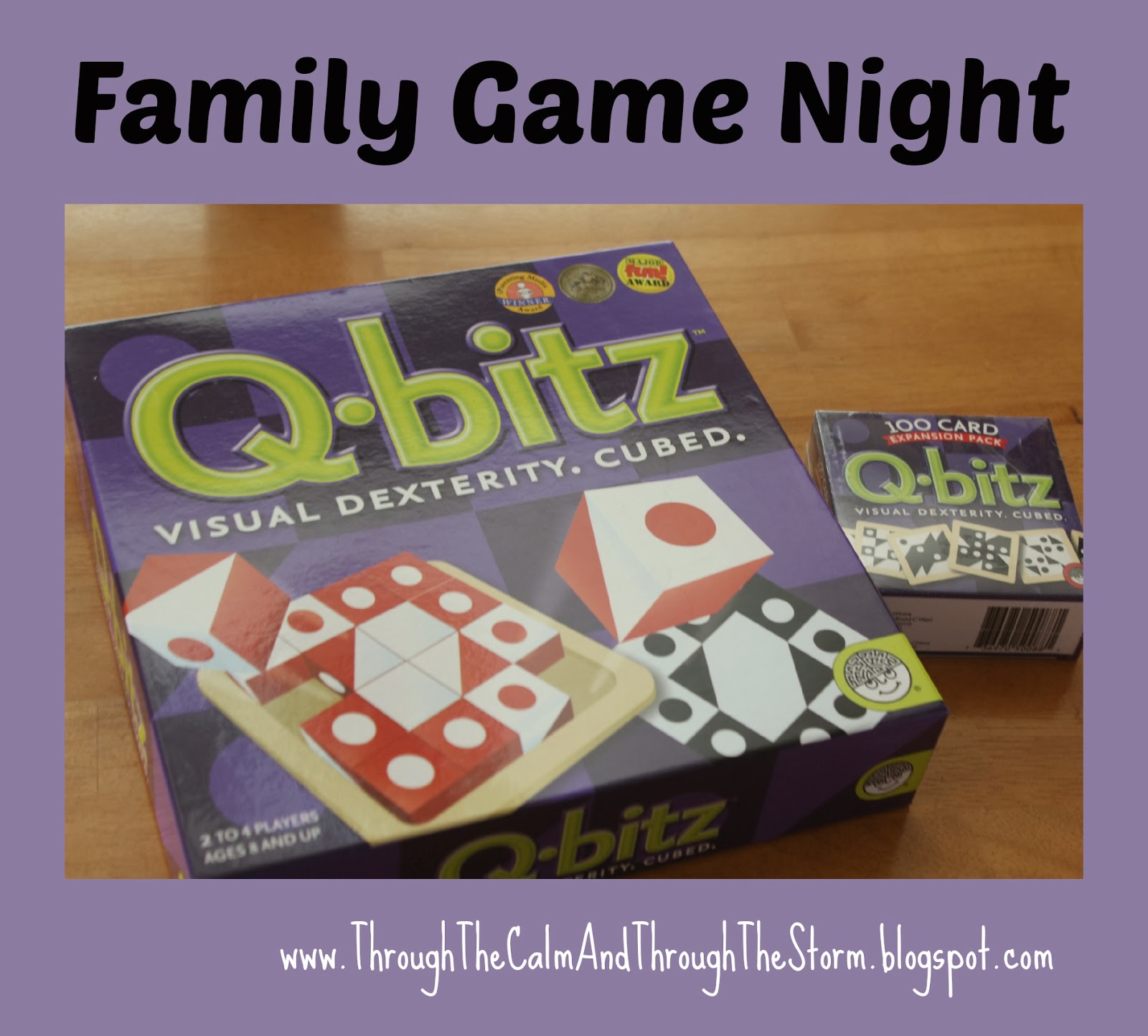 Through the Calm and Through the Storm: Q-Bitz {Family Game Night}