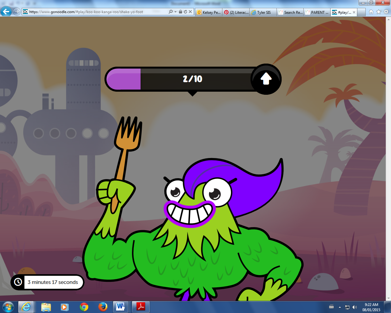 kinders exploring, creating, discovering, enjoying GoNoodle site