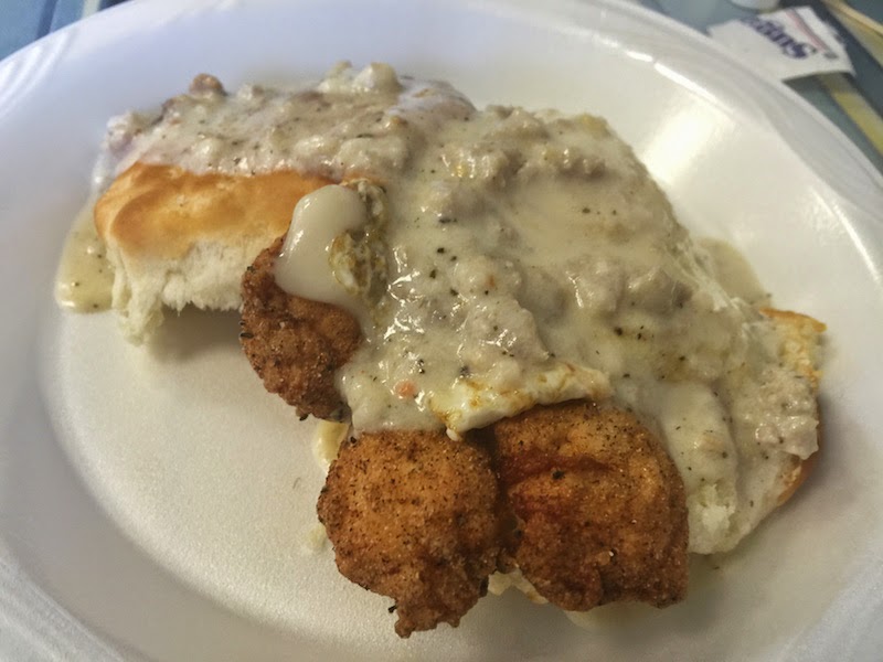 Chicken Fried Biscuit at Dixie Supply Bakery and Cafe