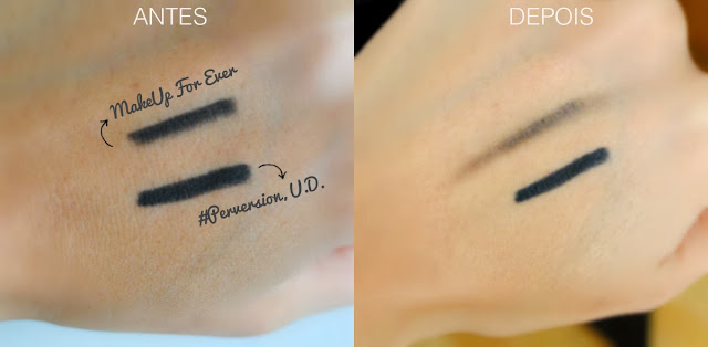 perversion, 24/7 glide on eye pencil, urban decay, review, daniela pires, makeup, black, lapis preto