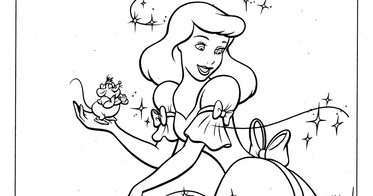 Disney Cinderella Coloring Pages