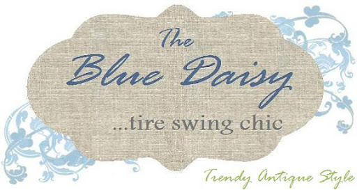 Blue Daisy ~ Tire Swing Chic...