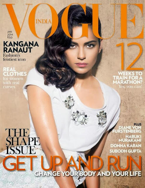 Kangana Ranaut covers Vogue India’s January 2014 issue