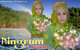 Foto Editing Ningrum dan kata Mutiara terbaru