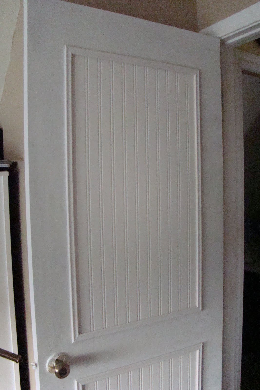 Redo kitchen cabinets diy Beadboard Doors