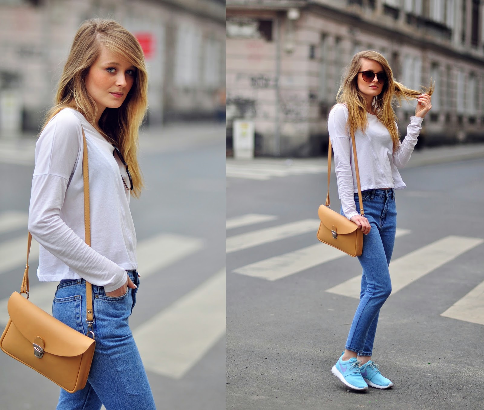 HIGH WAISTED JEANS, NIKE ROSHE RUN PATINESS