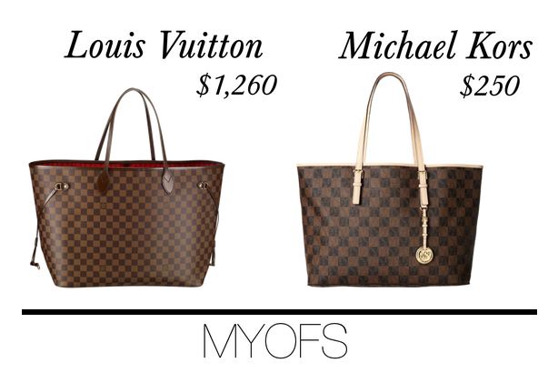 Michael Kors vs Louis Vuitton Key Pouch, Comparison