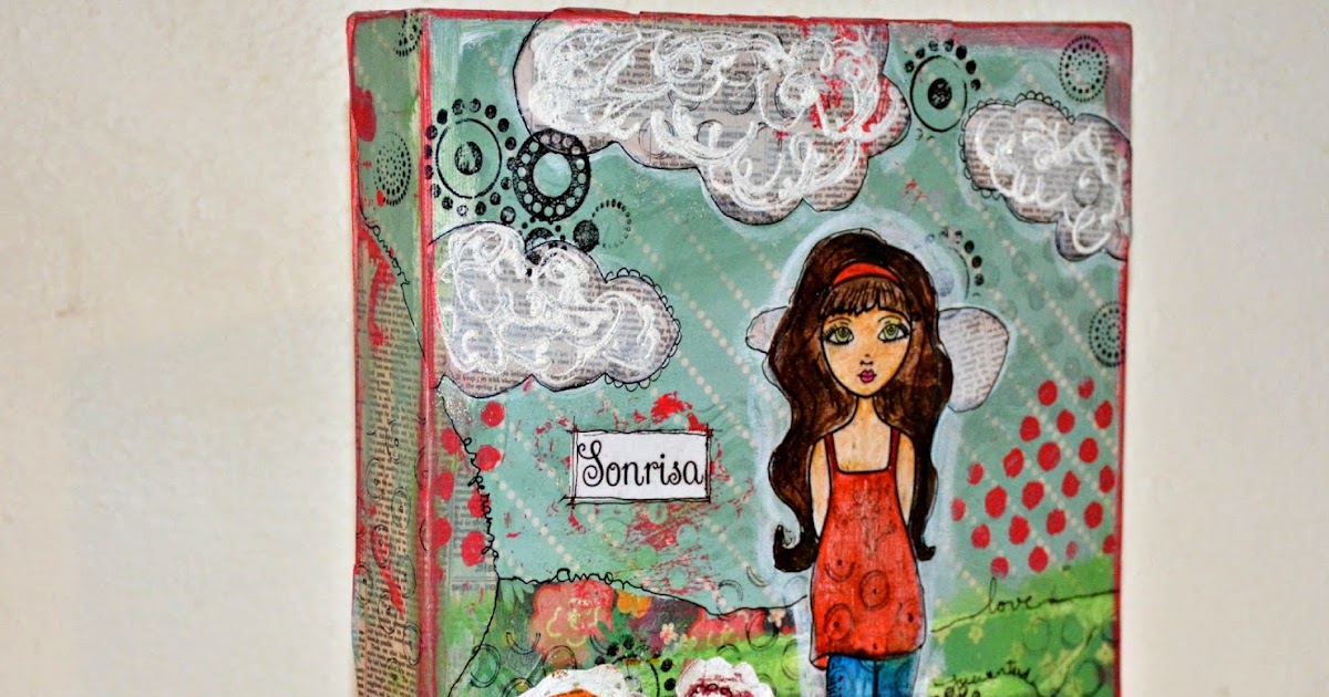 Fashionista Kari Mix Media Art