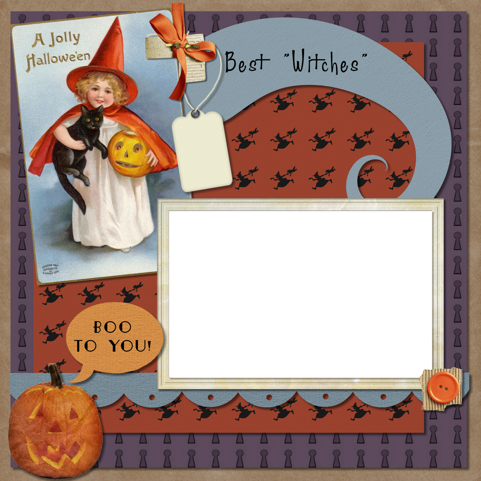 Adele Lark Vintage Design Free Halloween Quick Pages