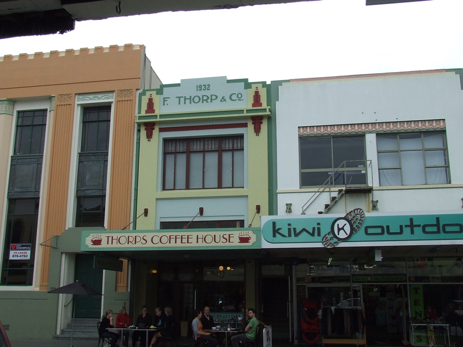 photographing New Zealand napierart deco rebuild