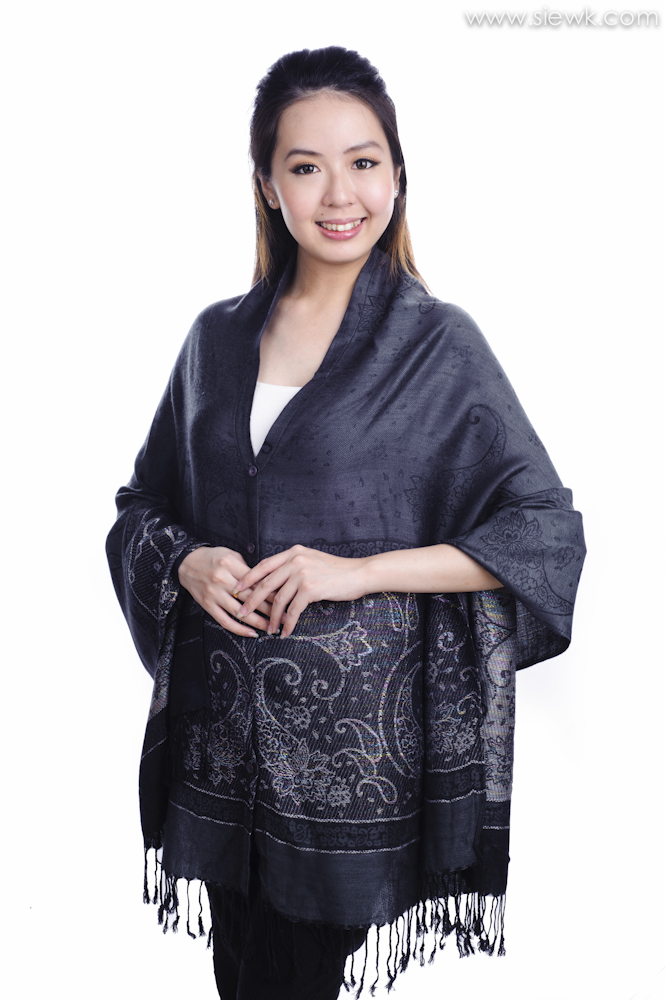 clothing shawl tudung product photography