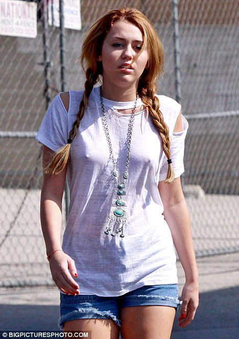 This tshirt below was exhibited by Miley while out to a casual lunch in LA