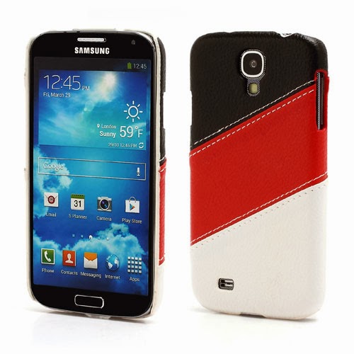 Three-color Leather Coated Hard Case for Samsung Galaxy S4 IV i9500 i9502 i9505 - Black / Red / White Three-color Leather Coated Hard Case for Samsung Galaxy S4 IV i9500 i9502 i9505 - Black / Red / White