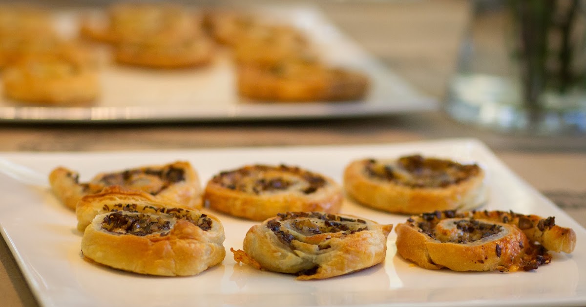 My Family Table Mushroom and Black Truffle Puff Pastry Pin Wheels