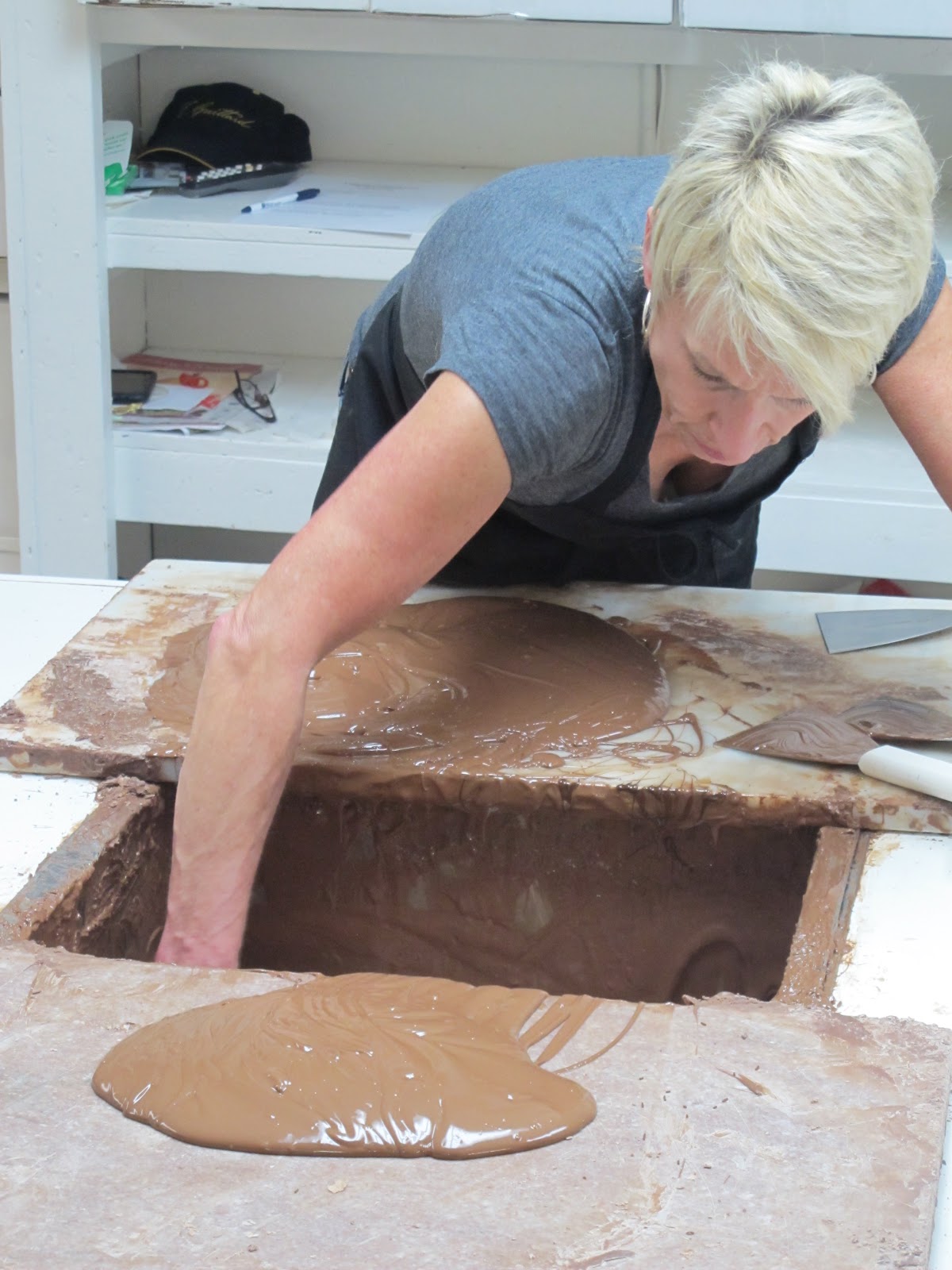 Chocolate Dipping In A Real Chocolate Factory Purple Chocolat Home