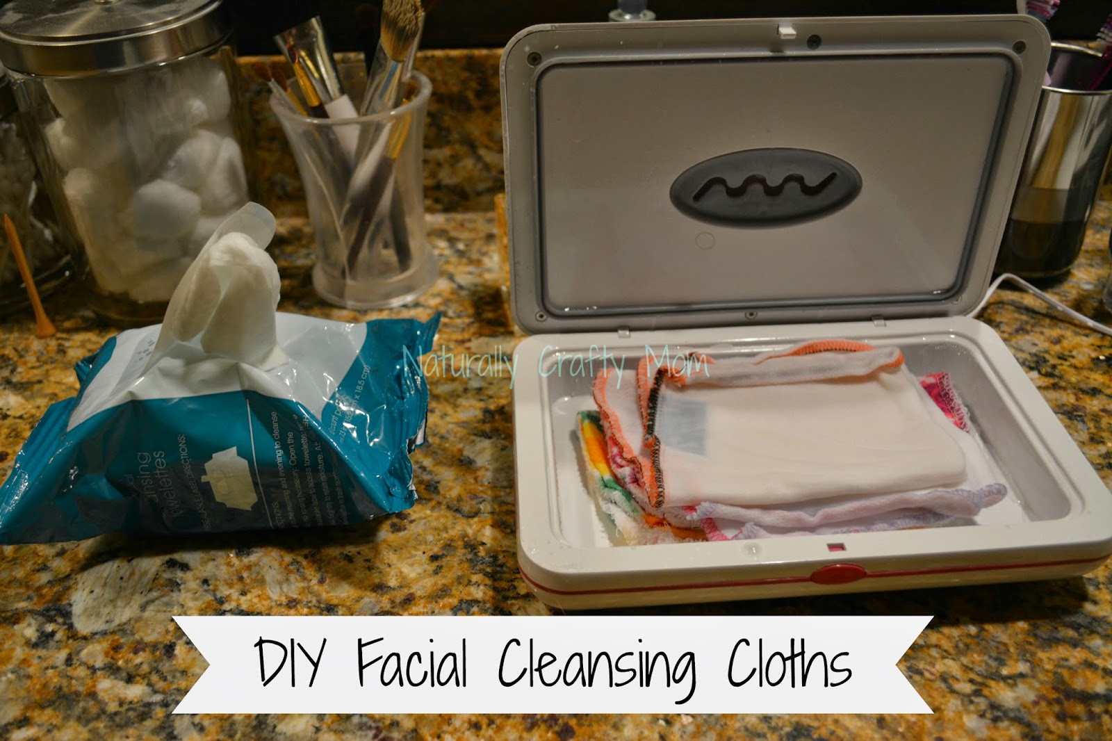 DIY NoRinse Facial Cleansing Cloths Naturally Crafty Mom