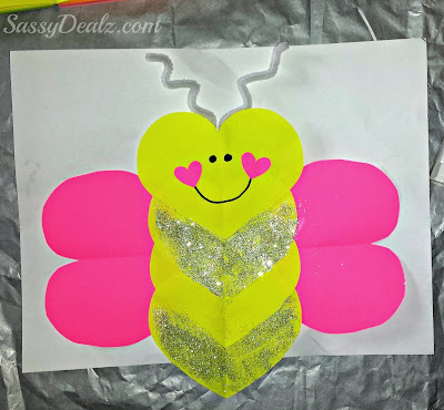 butterfly valentines love bug craft kids
