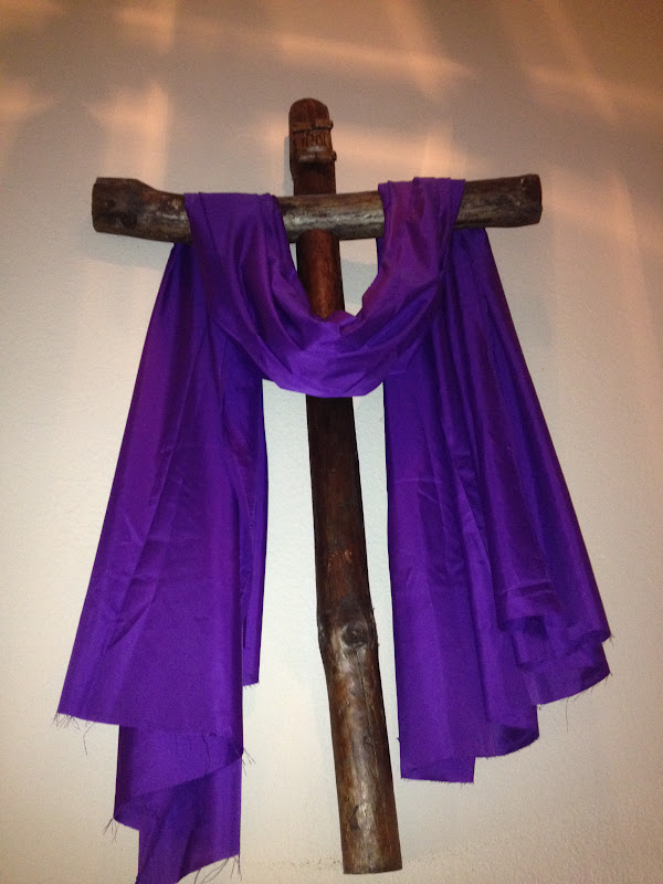 Family At The Foot Of The Cross A Peek Into Our Purple (Lenten) World