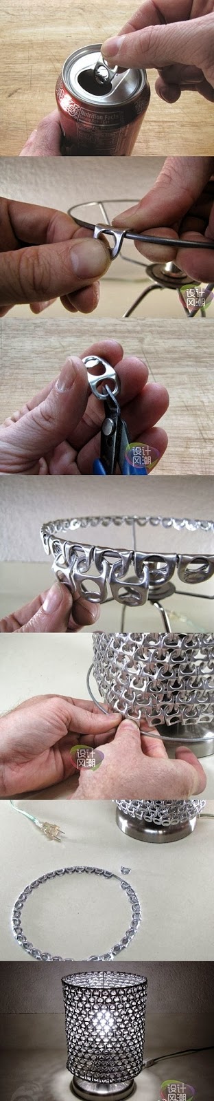 Diy Pop Ring Lampshade