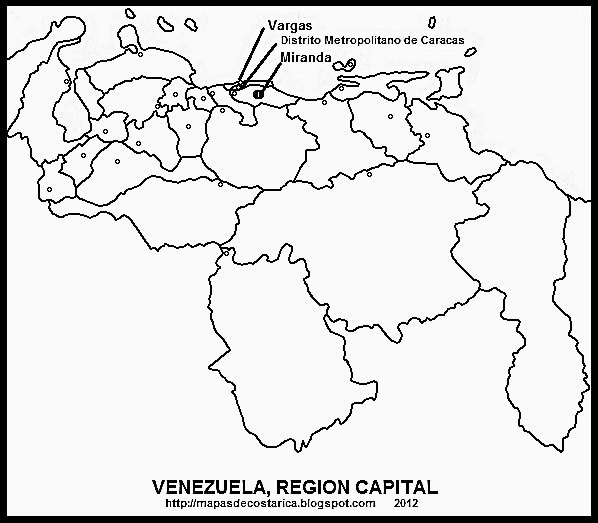 REGION CAPITAL, Mapa de las Regiones politico ...
