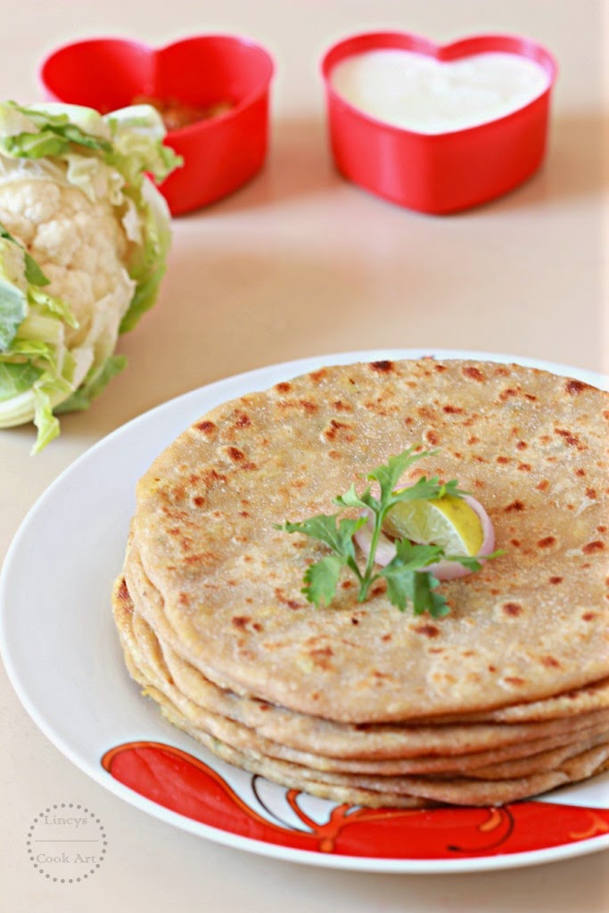 Gobi Paratha/ Cauliflower Paratha Lincy's Cook Art