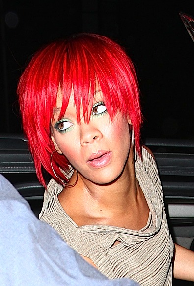 red hair quotes. rihanna 2011 red hair. you
