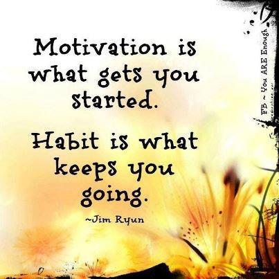 Inspiration CAN be found EVERYWHERE!: Motivation vs Habit
