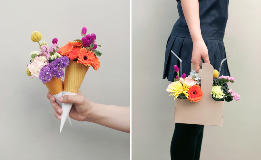 KAAM {handmade} How to carry flowers in daily life